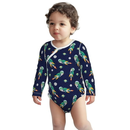 Fotbe Astronaut Dinosaur Pattern Unisex-baby Long-sleeve Bodysuit Long Sleeve Bodysuits One-piece 100% Organic Cotton for Infant Baby Boys Unisex-6 Months
Fotbe Astronaut Dinosaur Pattern Unisex-baby Long-sleeve Bodysuit Long Sleeve Bodysuits One-piece 100% Organic Cotton for Infant Baby Boys Unisex-6 Months