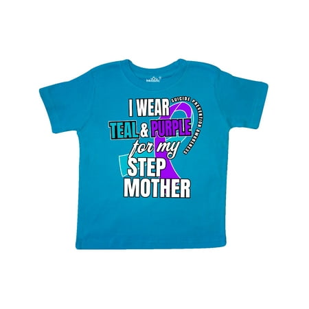 Inktastic Suicide Prevention I Wear Teal and Purple For My Step Mother Gift Toddler Boy or Toddler Girl T-Shirt
Inktastic Suicide Prevention I Wear Teal and Purple For My Step Mother Gift Toddler Boy or Toddler Girl T-Shirt