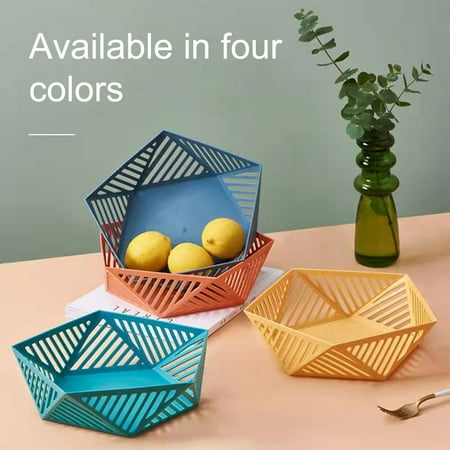 Fogcroll Fruit Basket Nordic Style Geometric Design Plastic Water Draining Fruit Holder for Dinning Room
Fogcroll Fruit Basket Nordic Style Geometric Design Plastic Water Draining Fruit Holder for Dinning Room
