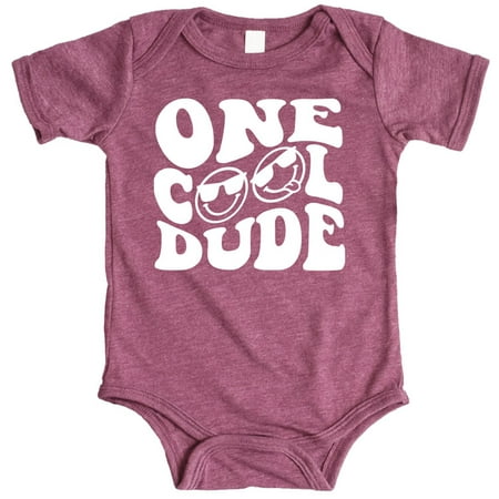 One Cool Dude Retro Boys First Birthday Shirt & Bodysuit for Boys Vintage Burgundy Bodysuit 24 Months
One Cool Dude Retro Boys First Birthday Shirt & Bodysuit for Boys Vintage Burgundy Bodysuit 24 Months