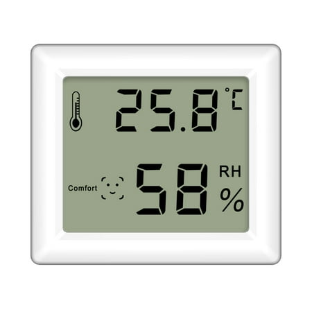 Indoor Thermometer Hygrometer 2 in 1 Humidity Meter Humidity Temperature Monitor
Indoor Thermometer Hygrometer 2 in 1 Humidity Meter Humidity Temperature Monitor