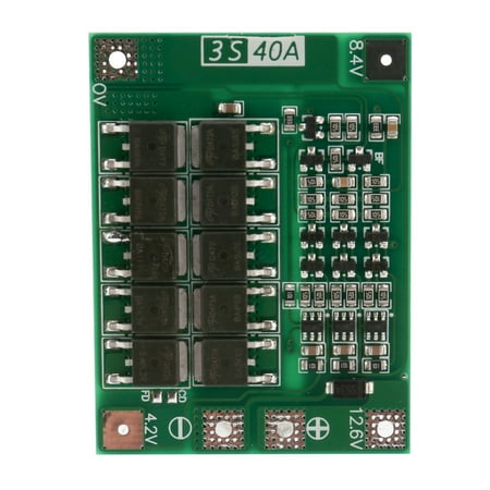 

3S 40A 18650 Li-Ion Lithium Battery Charger Protection Board Pcb Bms For Drill Motor 11.1V 12.6V Lipo Cell Module