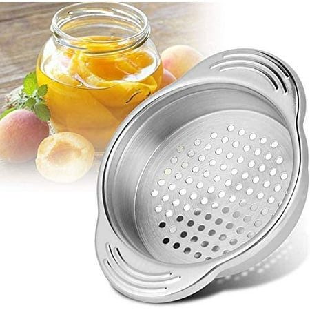 EIMELI Tuna Can Strainer - Tuna Strainer - Food Grade 304 Stainless Steel Dishwasher Safe Food Strainer Can Colander Easy To Clean Eco-friendly Canning Colander for Regular-Size
EIMELI Tuna Can Strainer - Tuna Strainer - Food Grade 304 Stainless Steel Dishwasher Safe Food Strainer Can Colander Easy To Clean Eco-friendly Canning Colander for Regular-Size