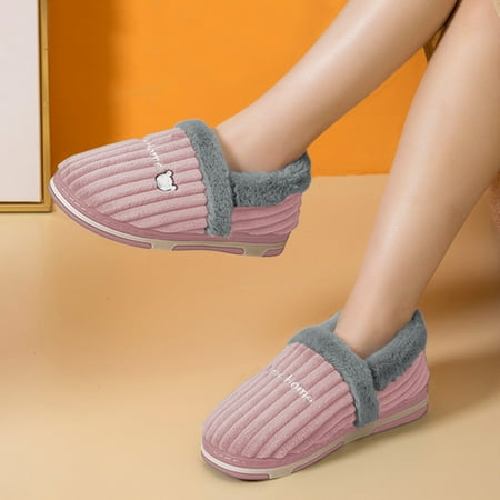 Foraging dimple Shoes for Women Winter Slippers Hyoma Platform Cotton Antiskid Warm Home Shoes Pink
Foraging dimple Shoes for Women Winter Slippers Hyoma Platform Cotton Antiskid Warm Home Shoes Pink
