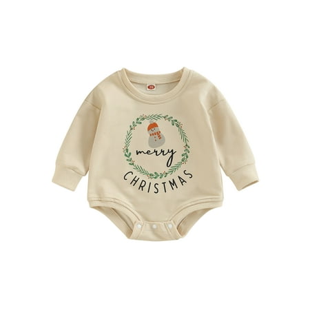 Christmas Infant Baby Rompers Cane/ Snowman/ Letters Print Casual Long Sleeve Jumpsuit for Girl Boy
Christmas Infant Baby Rompers Cane/ Snowman/ Letters Print Casual Long Sleeve Jumpsuit for Girl Boy