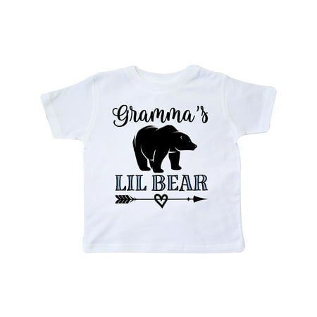 Inktastic Gramma Lil Bear Grandson Gift Gift Toddler Boy Girl T-Shirt