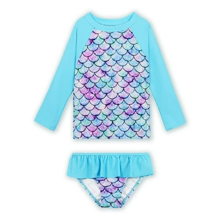 GYRATEDREAM 1-7T Girls Long Sleeve Rashguard UPF 50+ Two Piece Swimsuit Set Floral Bathing Suit
GYRATEDREAM 1-7T Girls Long Sleeve Rashguard UPF 50+ Two Piece Swimsuit Set Floral Bathing Suit