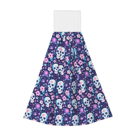 Wukai Skull Purple Flower Print Kitchen Towels Quick Dry Washcloths Coral Velvet Dishtowels Multipurpose Reusable Cloths Soft Tea Absorbent Cleaning Cloths
Wukai Skull Purple Flower Print Kitchen Towels Quick Dry Washcloths Coral Velvet Dishtowels Multipurpose Reusable Cloths Soft Tea Absorbent Cleaning Cloths