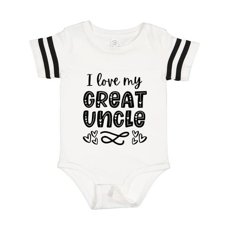 Inktastic I Love My Great Uncle with Hearts Gift Baby Boy or Baby Girl Bodysuit 
Inktastic I Love My Great Uncle with Hearts Gift Baby Boy or Baby Girl Bodysuit