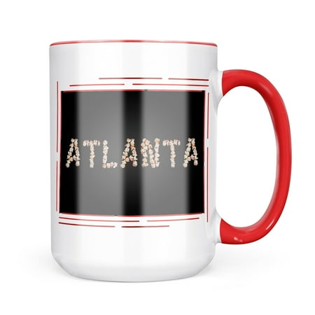 Neonblond Atlanta Popcorn Movies Mug gift for Coffee Tea lovers