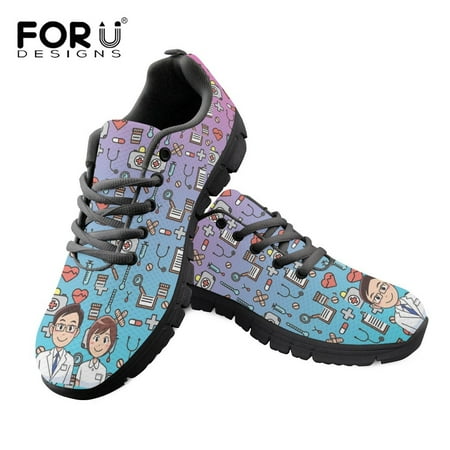 Cartoon Nurse Doctor Medical Pattern Ladies Sneakers Lightweight Mesh Flat Shoes Women Spring/Summer Lace-up Shoes
Cartoon Nurse Doctor Medical Pattern Ladies Sneakers Lightweight Mesh Flat Shoes Women Spring/Summer Lace-up Shoes