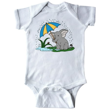 Inktastic Cute Elephant with Umbrella in the Rain Gift Baby Boy or Baby Girl Bodysuit
Inktastic Cute Elephant with Umbrella in the Rain Gift Baby Boy or Baby Girl Bodysuit