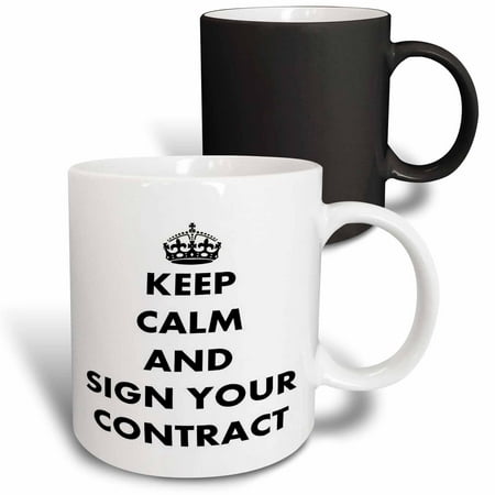 3dRose Sign Your Contract - keep calm and carry on humor humour fun funny parody discipline Magic Transforming Mug 11oz
3dRose Sign Your Contract - keep calm and carry on humor humour fun funny parody discipline Magic Transforming Mug 11oz