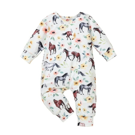 Toddler Girls Bodysuits Boys Girls Long Sleeve Cartoon Animal Prints Romper Jumpsuit Clothes For 3-6 Months
Toddler Girls Bodysuits Boys Girls Long Sleeve Cartoon Animal Prints Romper Jumpsuit Clothes For 3-6 Months