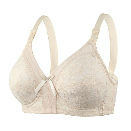 JGGSPWM Women s Plus Size Bra Casual Sexy Lace Front Button Shaping Cup Shoulder Strap Underwire Bra Plus Size Extra-Elastic Wirefree Khaki M
JGGSPWM Women s Plus Size Bra Casual Sexy Lace Front Button Shaping Cup Shoulder Strap Underwire Bra Plus Size Extra-Elastic Wirefree Khaki M