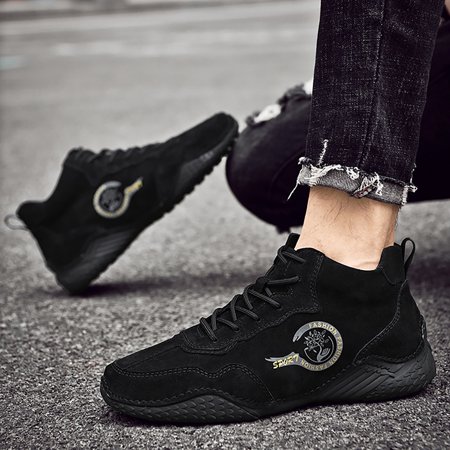 ZXHACSJ Men s High Top Mountaineering Shoes For Leisure Couple Shoes Men s Shoes Black 42
ZXHACSJ Men s High Top Mountaineering Shoes For Leisure Couple Shoes Men s Shoes Black 42