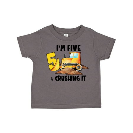Inktastic I m 5 and Crushing It Construction 5th Birthday Gift Toddler Boy or Toddler Girl T-Shirt
Inktastic I m 5 and Crushing It Construction 5th Birthday Gift Toddler Boy or Toddler Girl T-Shirt