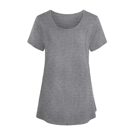 KEJIG Summer Tops For Women 2022 Fashion Solid Short Sleeve Breast-Feeding Pregnant Woman Maternity Blouse
KEJIG Summer Tops For Women 2022 Fashion Solid Short Sleeve Breast-Feeding Pregnant Woman Maternity Blouse