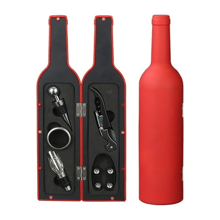 Wine Opener Accessories Gift Set - 5 Pcs Wine Bottle Corkscrew Screwpull Kit Great Valentine s Gifts
Wine Opener Accessories Gift Set - 5 Pcs Wine Bottle Corkscrew Screwpull Kit Great Valentine s Gifts