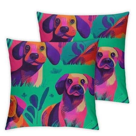 Pink and Purple Dachshund Pattern ,Printed Throw Pillow Cushion Covers Used for Sofa Bed Farmhouse Chair Dining Patio Outdoor car 18 x 18 in Pink and Purple
Pink and Purple Dachshund Pattern ,Printed Throw Pillow Cushion Covers Used for Sofa Bed Farmhouse Chair Dining Patio Outdoor car 18 x 18 in Pink and Purple
