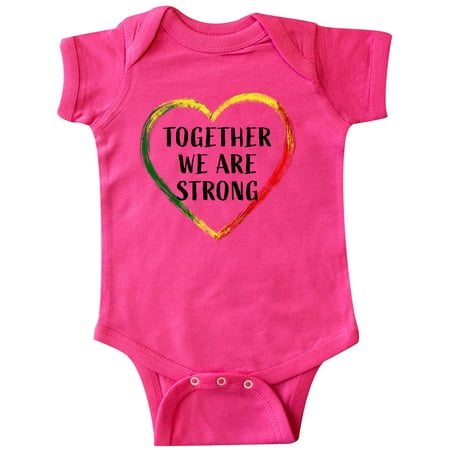 Inktastic Together We are Strong Red Yellow Green Heart Gift Baby Boy or Baby Girl Bodysuit
Inktastic Together We are Strong Red Yellow Green Heart Gift Baby Boy or Baby Girl Bodysuit