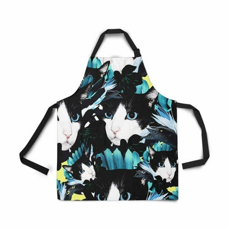 ASHLEIGH Seamless Floral Pattern Roses Cats Apron for Women Men Girls Chef with Pockets Adjustable Bib Kitchen Cook Apron for Cooking Baking Gardening Pet Grooming Cleaning
ASHLEIGH Seamless Floral Pattern Roses Cats Apron for Women Men Girls Chef with Pockets Adjustable Bib Kitchen Cook Apron for Cooking Baking Gardening Pet Grooming Cleaning