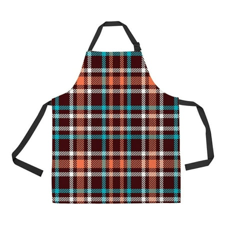 ABPHQTO Blue Red Brown Tartan Checkered Plaid Apron Home Kitchen Apron with Pockets
ABPHQTO Blue Red Brown Tartan Checkered Plaid Apron Home Kitchen Apron with Pockets