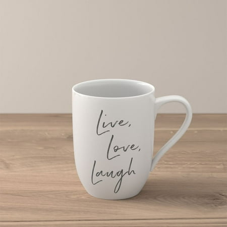 

Villeroy & Boch Statement Mug Live Laugh Love
