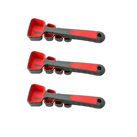 3 Sets Plastic Measuring Spoons Collapsible Measure Spoon Kit Kitchen Baking Tool for Liquid Spice Powder
3 Sets Plastic Measuring Spoons Collapsible Measure Spoon Kit Kitchen Baking Tool for Liquid Spice Powder