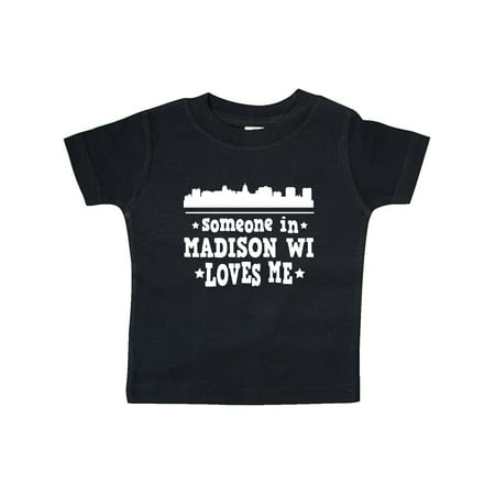 Inktastic Madison Wisconsin Someone Loves Me Skyline Gift Baby Boy or Baby Girl T-Shirt
Inktastic Madison Wisconsin Someone Loves Me Skyline Gift Baby Boy or Baby Girl T-Shirt