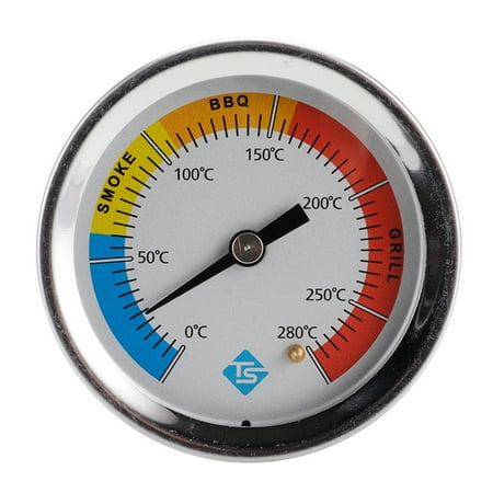Docooler Stainless Steel Thermometer Bi-Metal Thermometer Dial Thermometer 0~280℃ for Grill Barbecue Smoker Oven
Docooler Stainless Steel Thermometer Bi-Metal Thermometer Dial Thermometer 0~280℃ for Grill Barbecue Smoker Oven