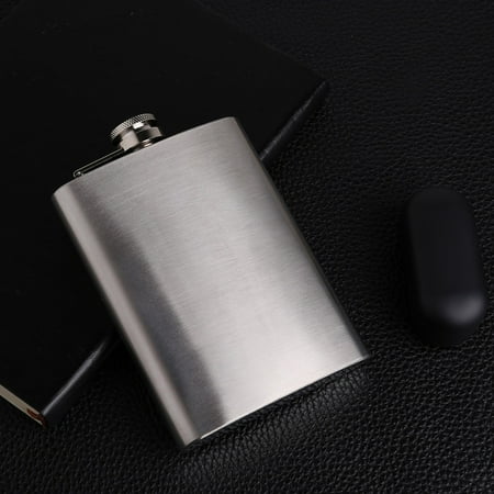 Feiboyy Stainless Steel Flask Outdoor Camping Flat Liquor Flask Drinking Cup