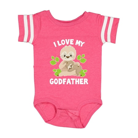 Inktastic Cute Sloth I Love My Godfather with Green Leaves Gift Baby Boy or Baby Girl Bodysuit
Inktastic Cute Sloth I Love My Godfather with Green Leaves Gift Baby Boy or Baby Girl Bodysuit