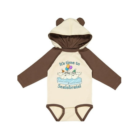Inktastic It s Time to Sealebrate Seals with Balloons and Party Hats Gift Baby Boy or Baby Girl Long Sleeve Bodysuit
Inktastic It s Time to Sealebrate Seals with Balloons and Party Hats Gift Baby Boy or Baby Girl Long Sleeve Bodysuit