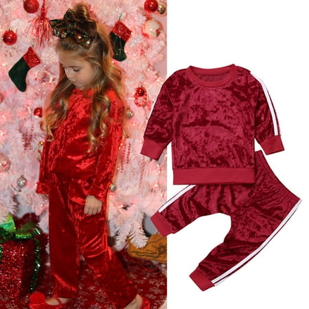 Qtinghua Toddler Baby Girls 2Pcs Outfits Long Sleeve Velvet Pullover Sweatshirt Tops+Long Pants Set Kids Warm Autumn Winter Clothes Red 2-3 Years
Qtinghua Toddler Baby Girls 2Pcs Outfits Long Sleeve Velvet Pullover Sweatshirt Tops+Long Pants Set Kids Warm Autumn Winter Clothes Red 2-3 Years