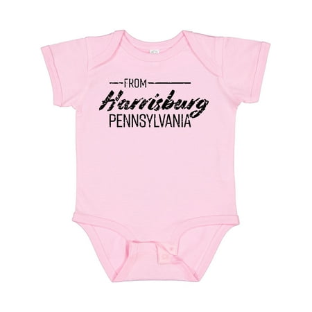 Inktastic From Harrisburg Pennsylvania in Black Distressed Text Gift Baby Boy or Baby Girl Bodysuit
Inktastic From Harrisburg Pennsylvania in Black Distressed Text Gift Baby Boy or Baby Girl Bodysuit
