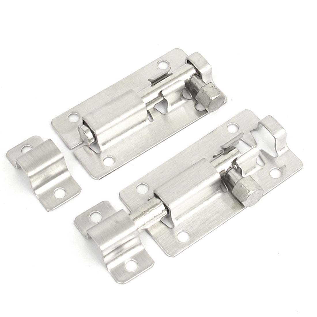 2 Length Stainless Steel Door Gates Security Latch Slide Lock
