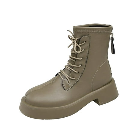 HSMQHJWE Womens Wedge Booties Leather Boots For Women Booties With Buckle Women Ankle Boots Autumn And Winter Fashion Round Toe Solid Color Simple Comfortable Square Heel Lace Up Zipper Women
HSMQHJWE Womens Wedge Booties Leather Boots For Women Booties With Buckle Women Ankle Boots Autumn And Winter Fashion Round Toe Solid Color Simple Comfortable Square Heel Lace Up Zipper Women