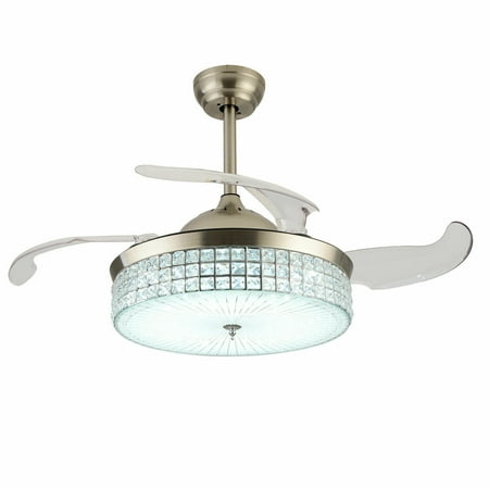 OUKANING 42 Retractable Crystal Ceiling Fan Light Remote Control Home Chandelier Lamp
OUKANING 42 Retractable Crystal Ceiling Fan Light Remote Control Home Chandelier Lamp