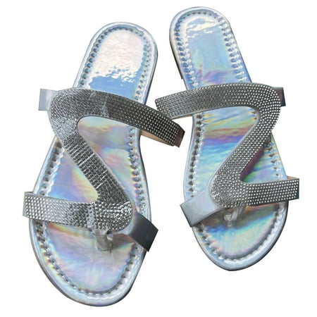 Womens Flats Sandals Rhinestone Clip Toe Z Shape Flip Flop Summer Casual Slip On Slides Lightweight Walking Dress Slippers
Womens Flats Sandals Rhinestone Clip Toe Z Shape Flip Flop Summer Casual Slip On Slides Lightweight Walking Dress Slippers