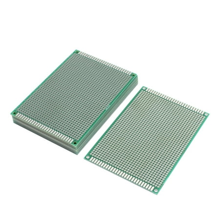 10Pcs Double-Side Prototype Solderable Paper Universal PCB Board 8cmx12cm