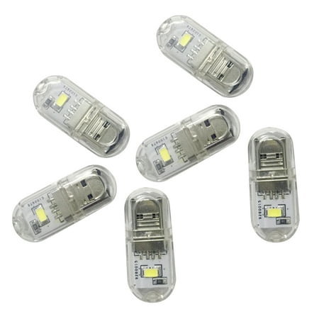 Kelingqi 6PCS White Light Mini Size Portable USB Power Night Light Two-sided Luminous Gift Light Portable Outdoor Light Dormitory Light
Kelingqi 6PCS White Light Mini Size Portable USB Power Night Light Two-sided Luminous Gift Light Portable Outdoor Light Dormitory Light