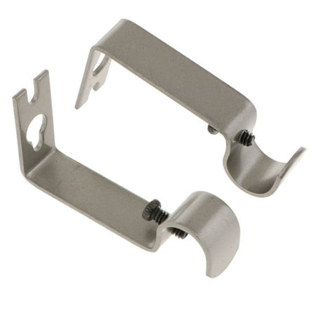 Double Curtain Rod Wall Bracket Holder For 15.8Mm/0.62 Rod Attachment 
Double Curtain Rod Wall Bracket Holder For 15.8Mm/0.62 Rod Attachment