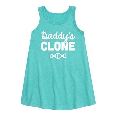 Instant Message - Daddy s Clone - Toddler & Youth Girls A-line Dress