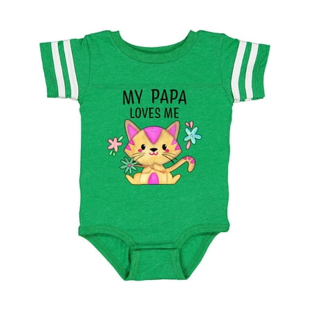 Inktastic My Papa Loves Me with Cute Kitten and Flowers Gift Baby Boy or Baby Girl Bodysuit
Inktastic My Papa Loves Me with Cute Kitten and Flowers Gift Baby Boy or Baby Girl Bodysuit