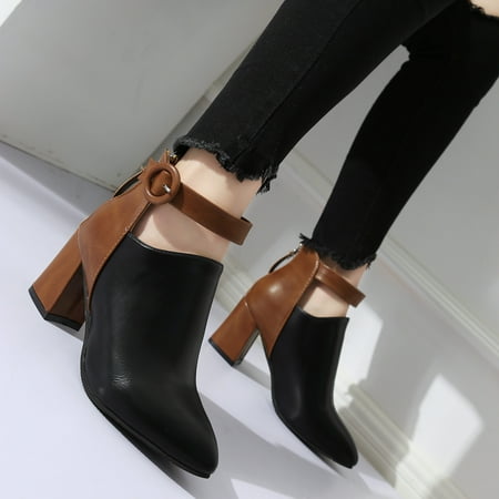 MIASHUI Fashion Women Solid Color Comfortable Square Heels Zipper Short Booties Pointed Toe Shoes Women Sneakers Shoes Wedges Women Shoes Casual
MIASHUI Fashion Women Solid Color Comfortable Square Heels Zipper Short Booties Pointed Toe Shoes Women Sneakers Shoes Wedges Women Shoes Casual