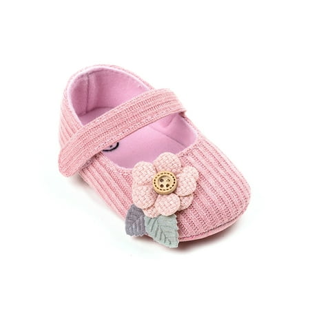 Rotosw Baby Girls Crib Shoes Soft Sole Mary Jane Prewalker Flats Breathable First Walker Princess Dress Shoe Party Cute Pink Button Flower 4C
Rotosw Baby Girls Crib Shoes Soft Sole Mary Jane Prewalker Flats Breathable First Walker Princess Dress Shoe Party Cute Pink Button Flower 4C