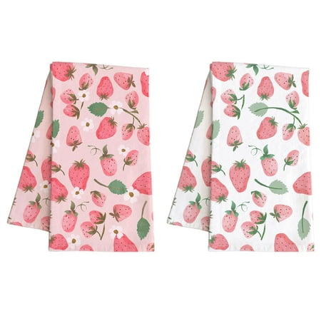 PreLiving Watercolor Strawberry Kitchen Towels Dish Towels 16 x 24 Inch Cute Farmhouse Fruit Ultra Absorbent Drying Cloth Tea Towels for Cooking Baking Set of 2 C48
PreLiving Watercolor Strawberry Kitchen Towels Dish Towels 16 x 24 Inch Cute Farmhouse Fruit Ultra Absorbent Drying Cloth Tea Towels for Cooking Baking Set of 2 C48