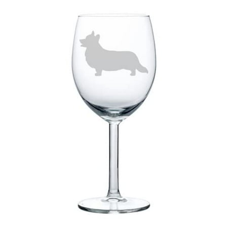 MIP Wine Glass Goblet Corgi Pembroke Welsh (10 oz)