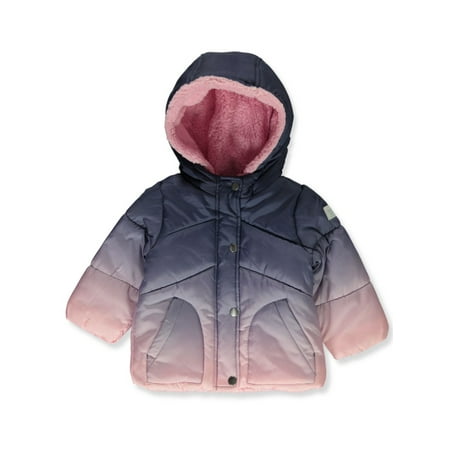 OshKosh B Gosh Baby Girls Ombre Puffer Jacket - blue 24 months (Infant)